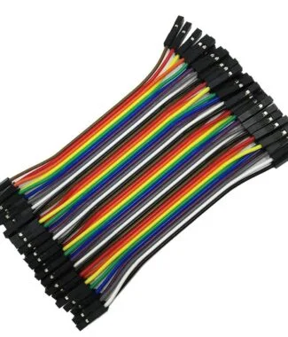 Female to Female Dupont Line 40 Pin 10cm