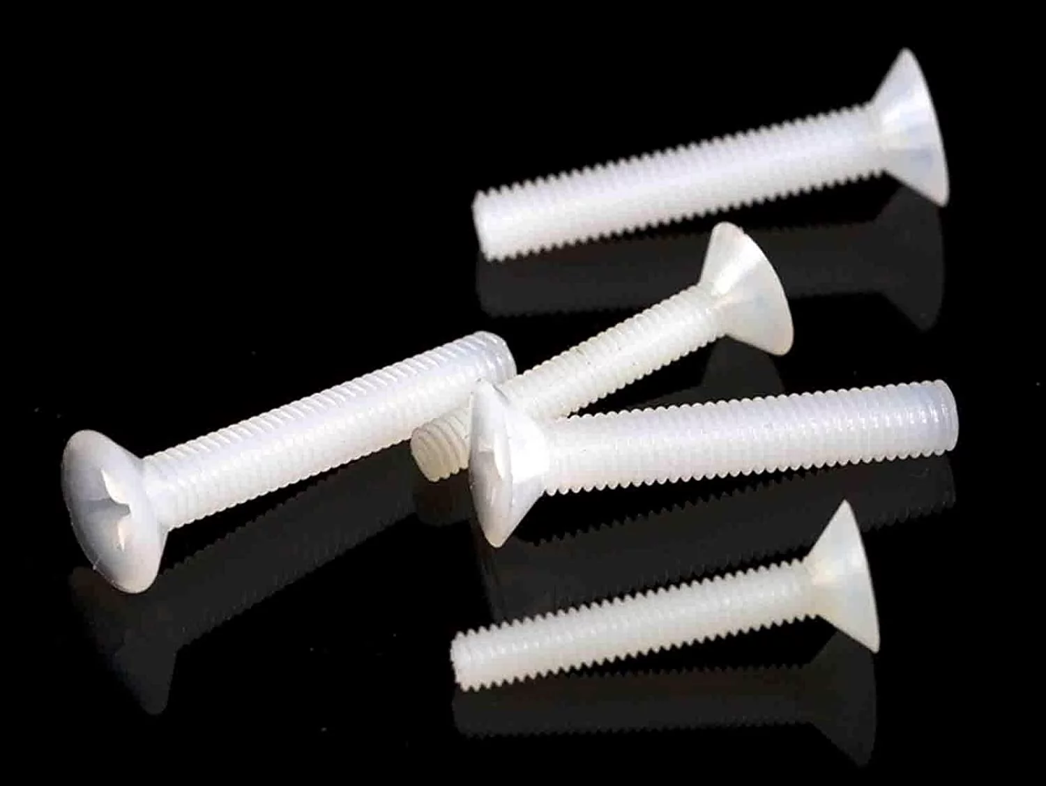 White Nylon Screw M3