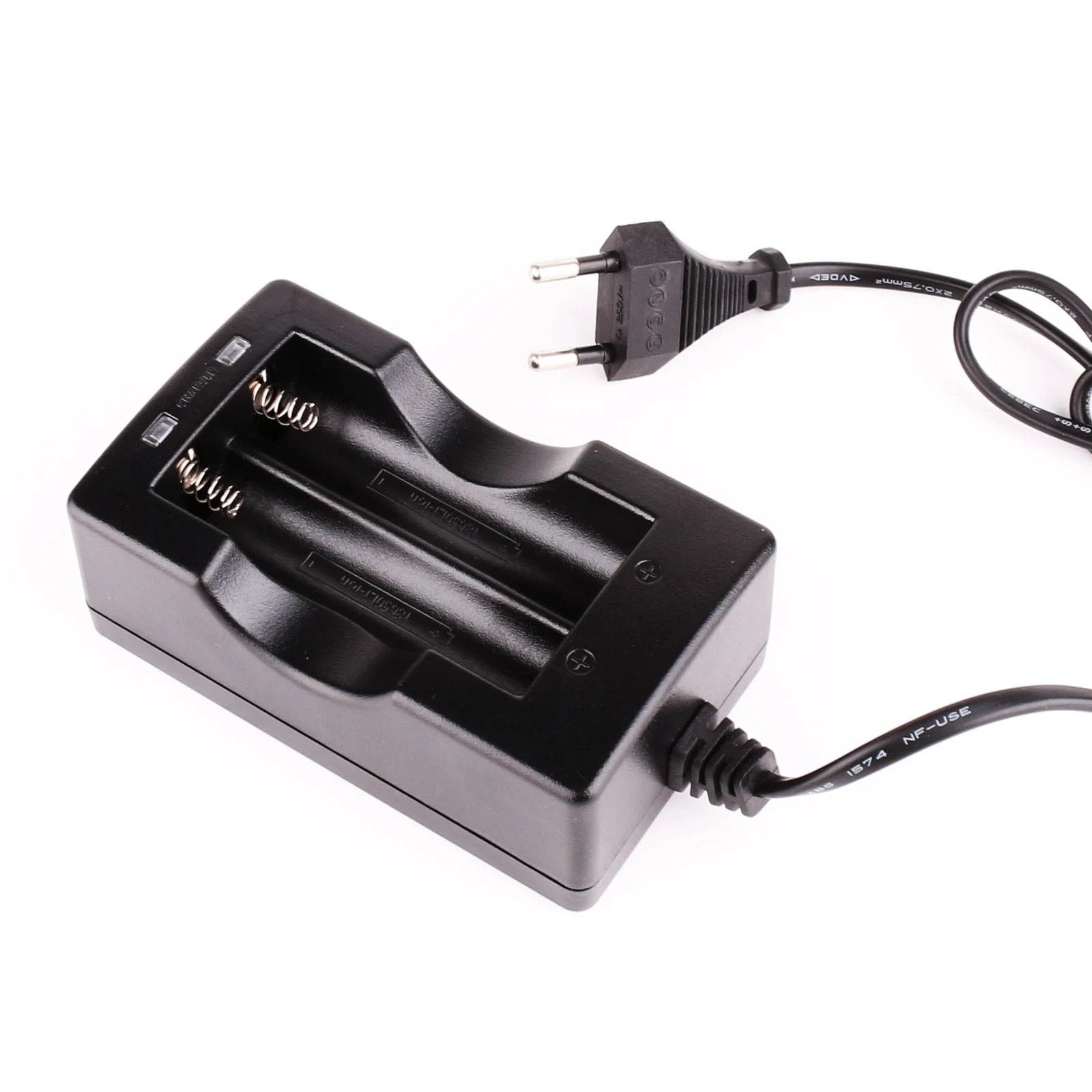 Dual Charger 18650 Rechargeable LiIon Battery EU Plug MyGPS