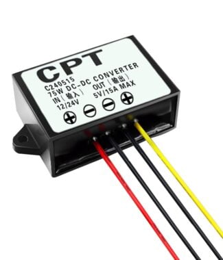 Waterproof DC to DC converter 8-40v to 5v (2A/10W)