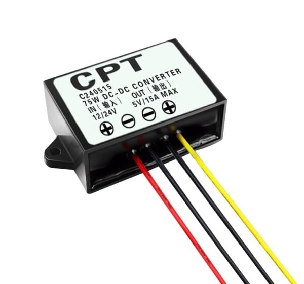 Waterproof DC to DC converter 8-40v to 5v (2A/10W)