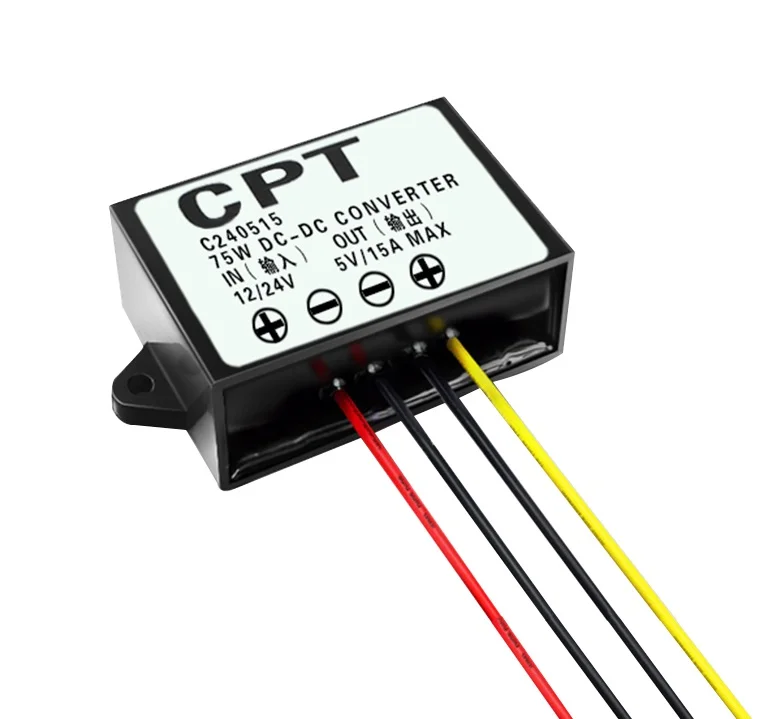 Waterproof DC to DC converter 8-40v to 5v (2A/10W)