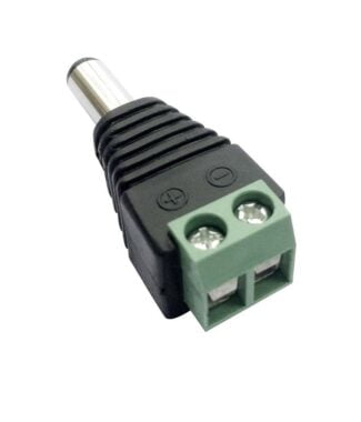 Male 2.1*5.5mm for DC Power Jack Adapter Connector Plug For CCTV Camera