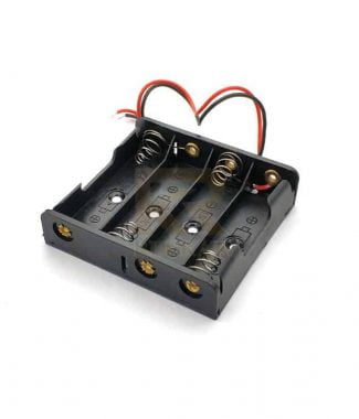 4 x AA Battery Holder Box
