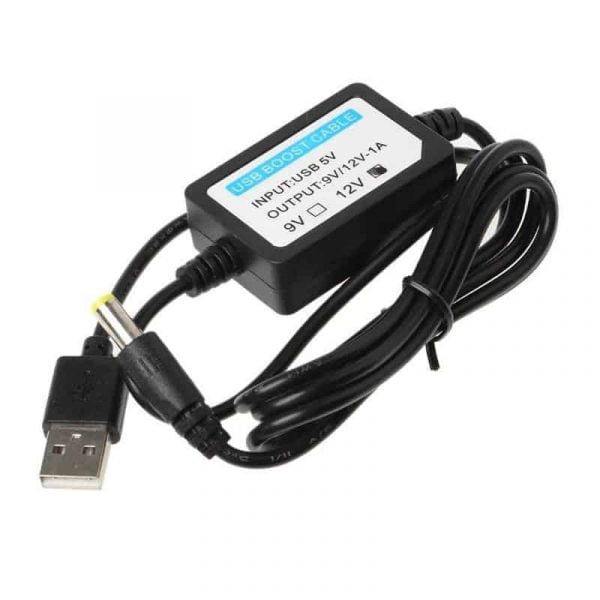 5V 1A USB Booster Cable DC 12V