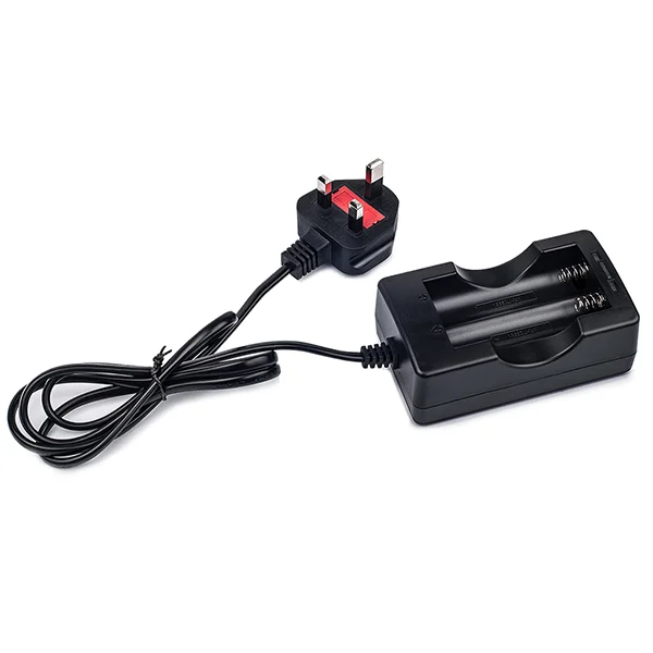 Dual Charger 18650 Rechargeable Li-Ion Battery UK Plug