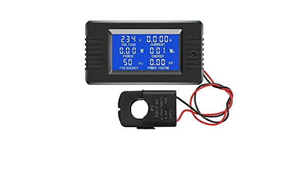 PZEM-022 100A AC Digital Display Power Monitor Meter Open CT
