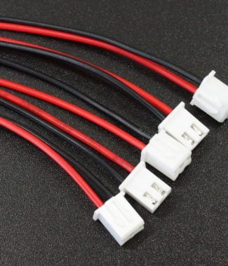 XH2.54mm 2Pin Single Headed Connect Wire 1007 26AWG 20cm
