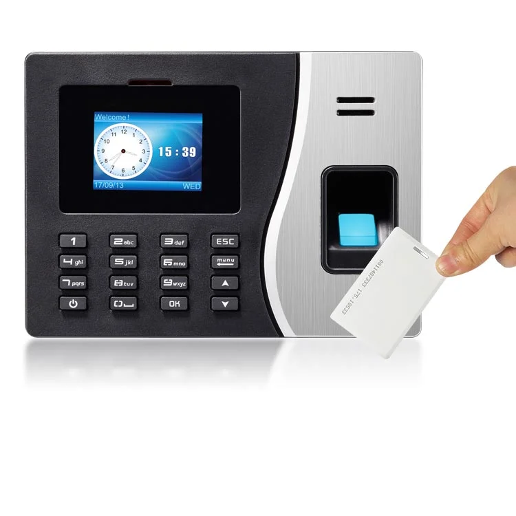 Ethernet/WiFi Attendence Machine (Card + Fingerprint + Backup Battery) + FREE Cloud Software