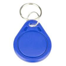 125Khz Blank Re-writable Blue RFID ABS Keyfob