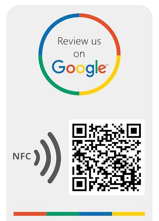 Google Review Card + Logo/QR Printing