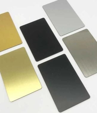 NFC Glossy Metal Smart Business Card NTAG213