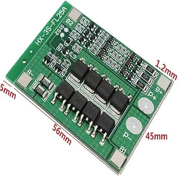 3 Series 12V 18650 Battery Protection Plate 25A