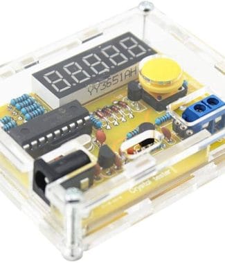 DIY Frequency Tester 1Hz-50MHz Crystal Counter Meter + Metal Case Kit