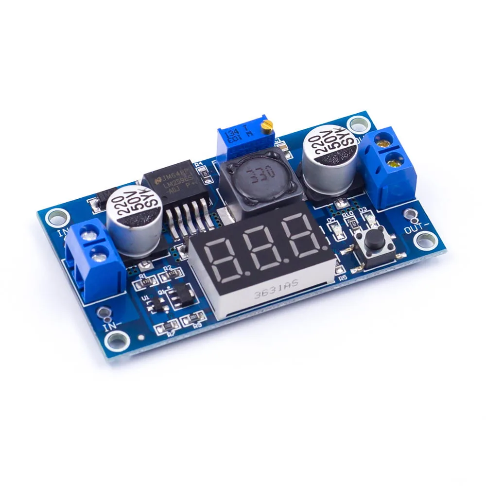 LM2596S Step Down LED Voltmeter Module