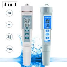PH 686 4 in 1 Digital PH/TDS/EC/TEMP Pool Tester + Battery