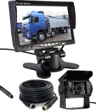 12/24v Truck Reverse & Rear View Camera + 7" Monitor + 15M Wiring + Installation