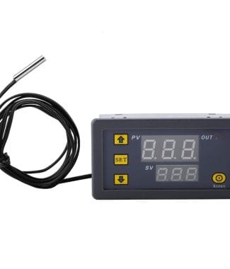 W3230 DC 24V Digital Temperature Controller + 1 Meter Thermostat Switch Cable
