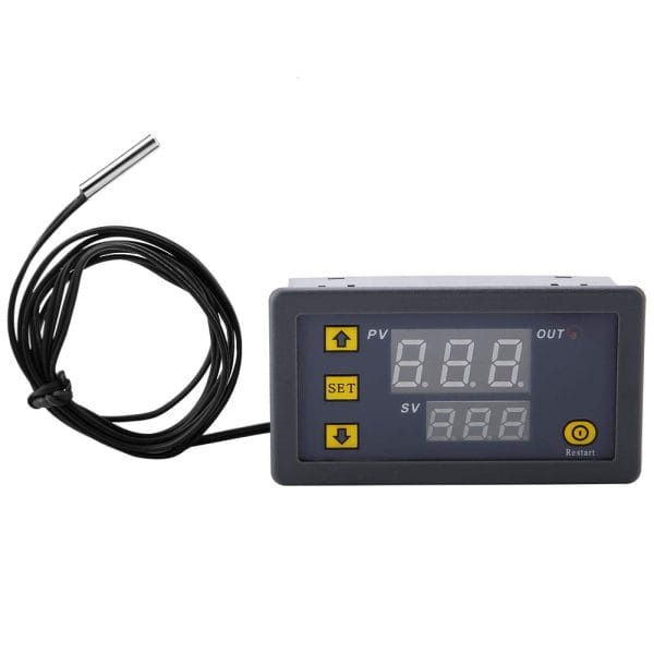 W3230 DC 24V Digital Temperature Controller + 1 Meter Thermostat Switch Cable