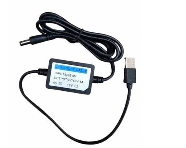 5V 1A USB Booster Cable DC 9V