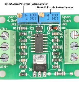 Voltage to Current Module 0-15V to 0-20mA Converter