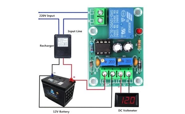 XH-M601 12V Battery Charging Control Board